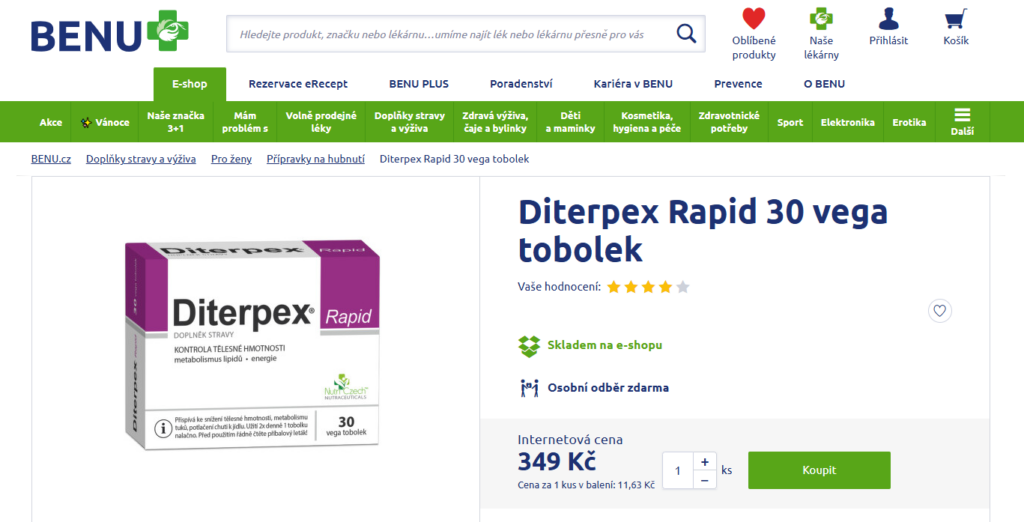 diterpex rapid recenze